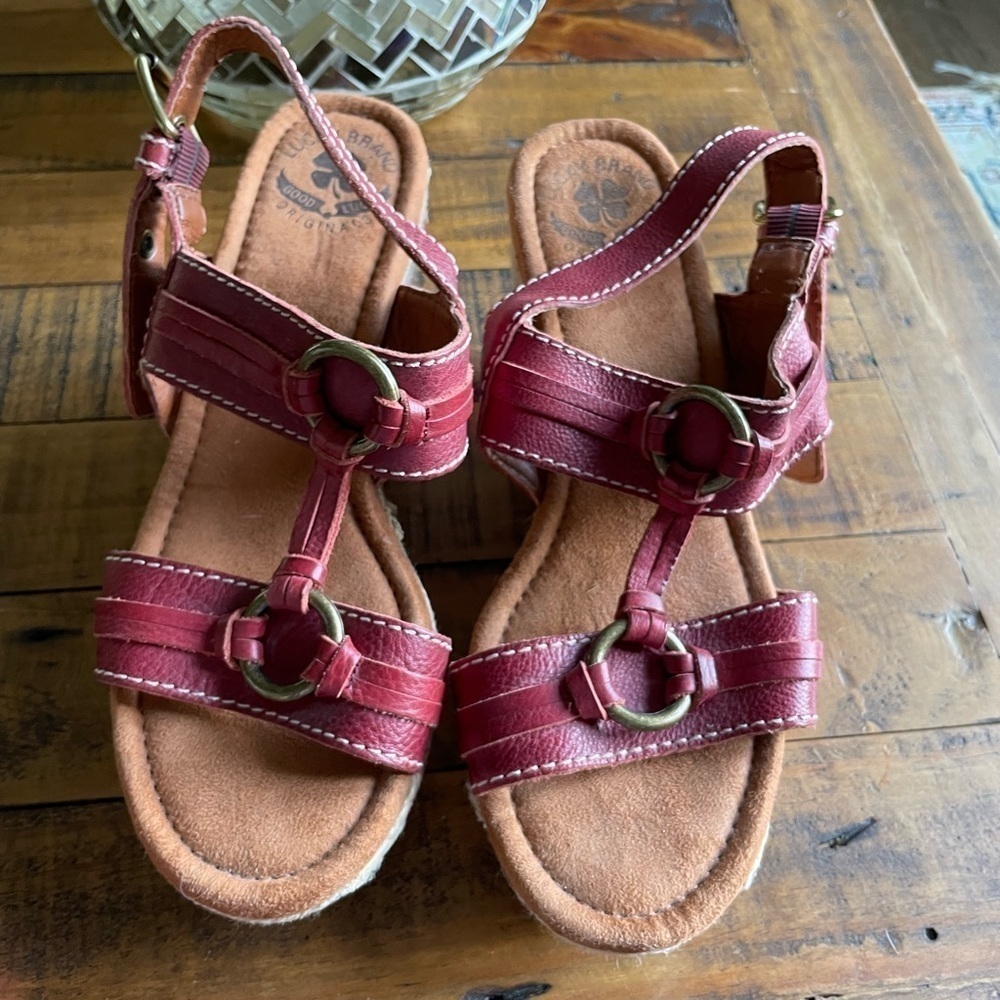 Women’s Lucky wedge sandals - Picture 6 of 14